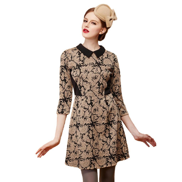 Miss Patina Dresses & Skirts - Miss Patina Westminster Biscuit Beige Dress - Small